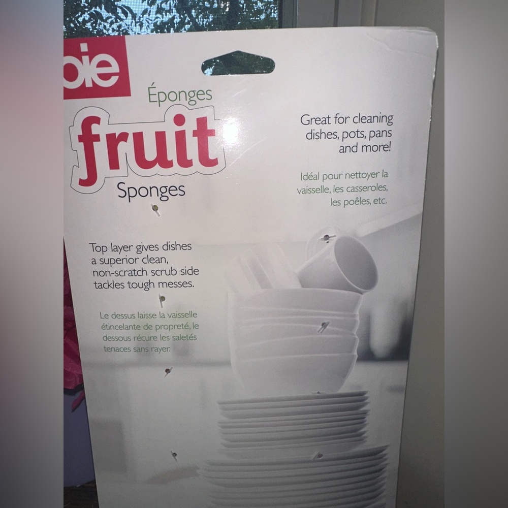 Joie Fruit Sponges New ~ Strawberry/Pineapple/cherries/Oranges/watermelon/Lemon - Picture 4 of 4
